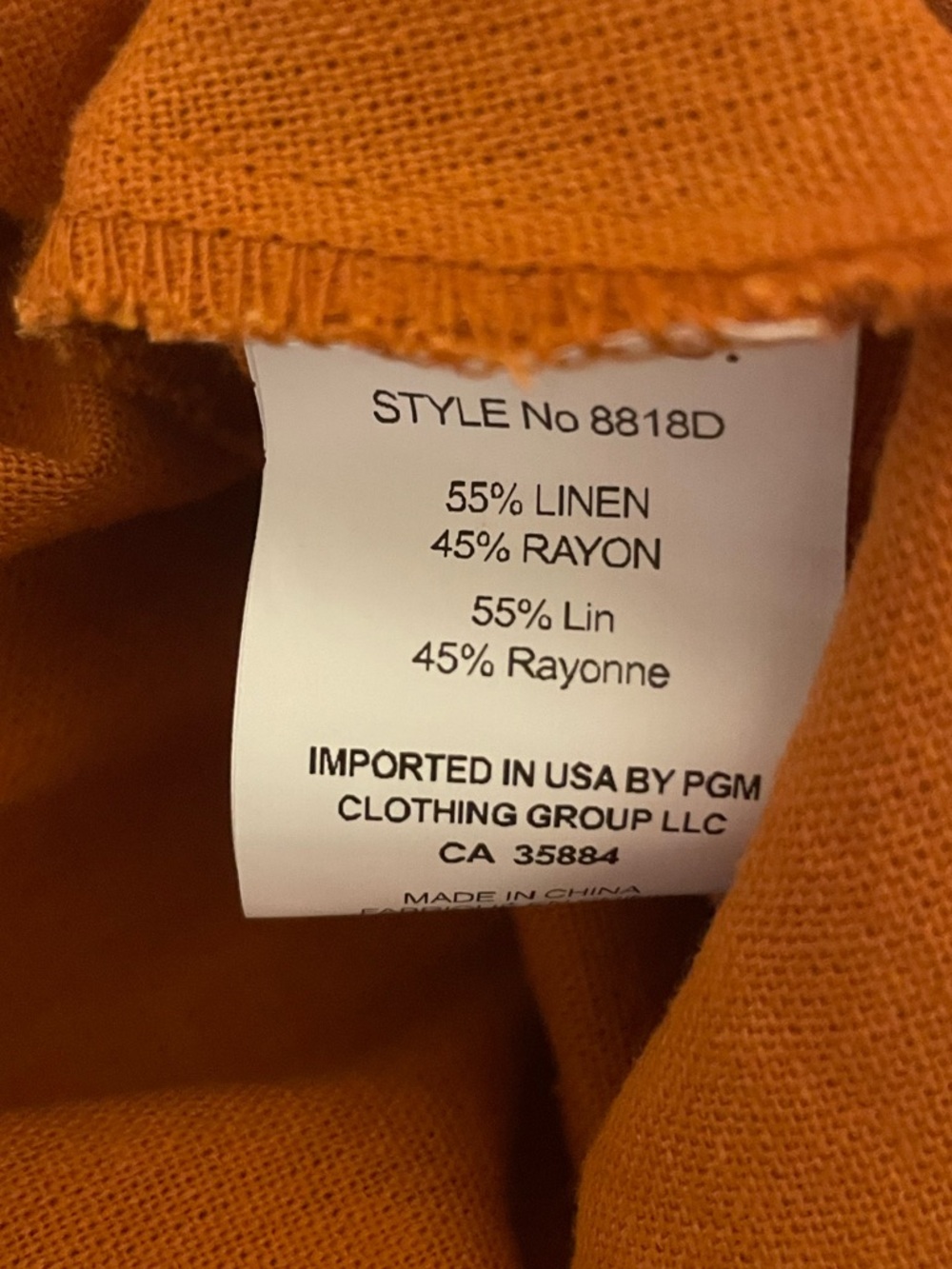 Deluc Rust Puff-Sleeve Button-Front Maxi Dress - Picture 4 of 5